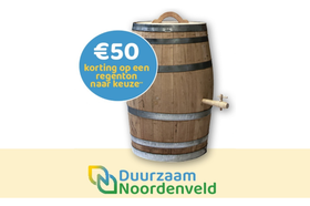 €50 korting op een regenton